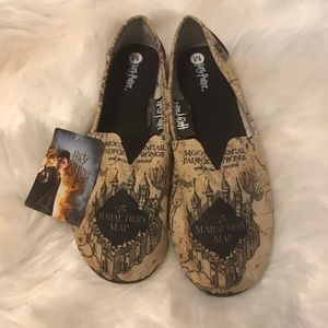 Harry Potter Marauder’s Map slip-on shoes